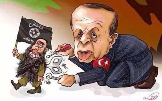 El apoyo al sanguinario Daesh está entre las cosas por las que muchos no veían mal un golpe a Erdogan. ¡Ah, las zonas grises! (imagen resumenmedioriente.org)
