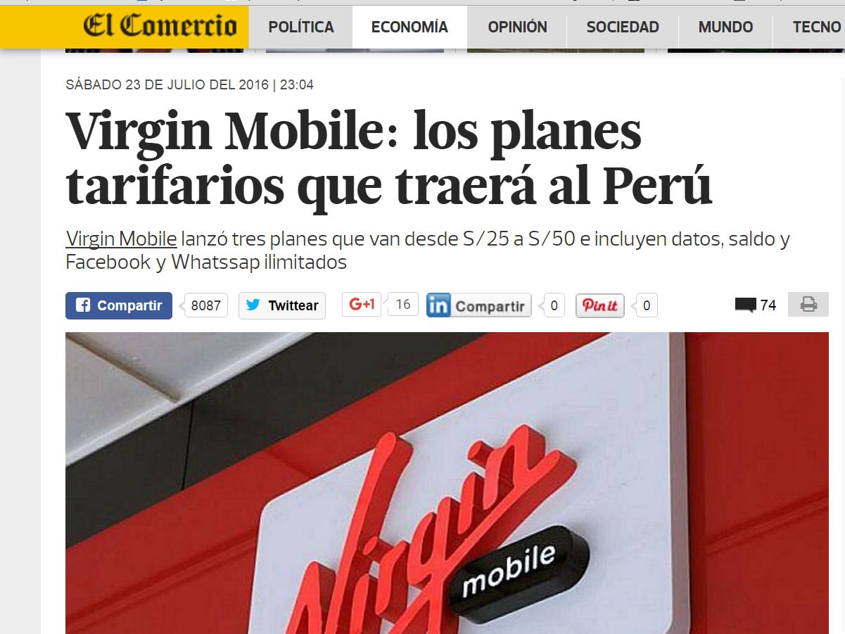 Cero crítica. Imagen: captura El Comercio