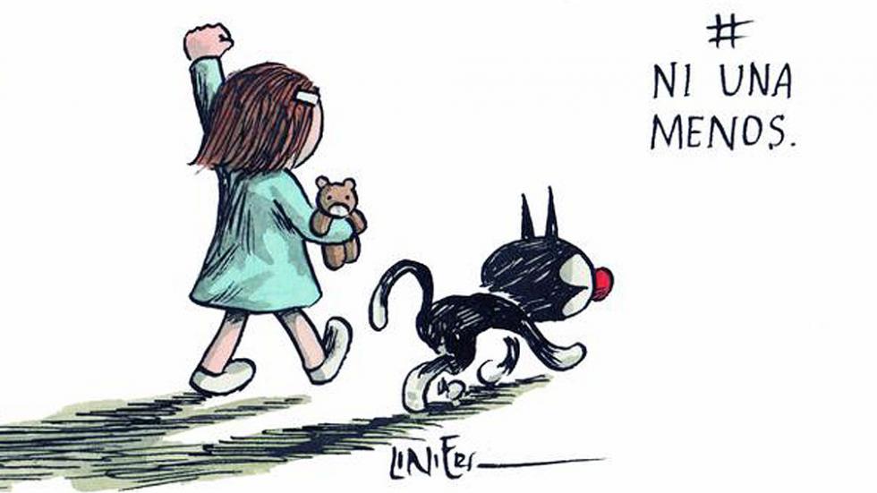 #NiUnaMenos por Liniers