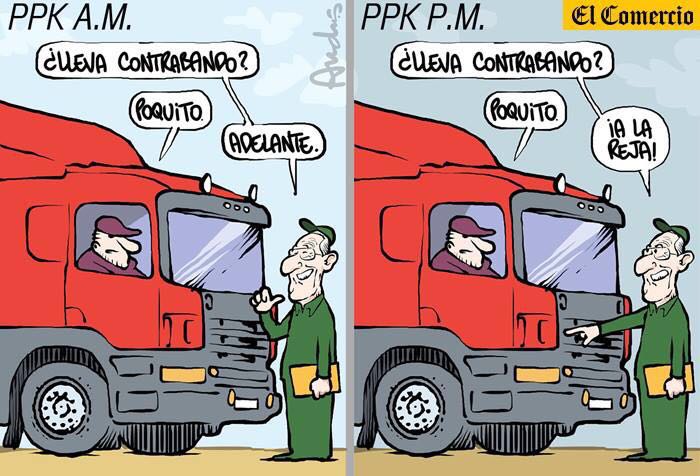 PPKontrabando. Caricatura de Andrés Edery/El Comercio