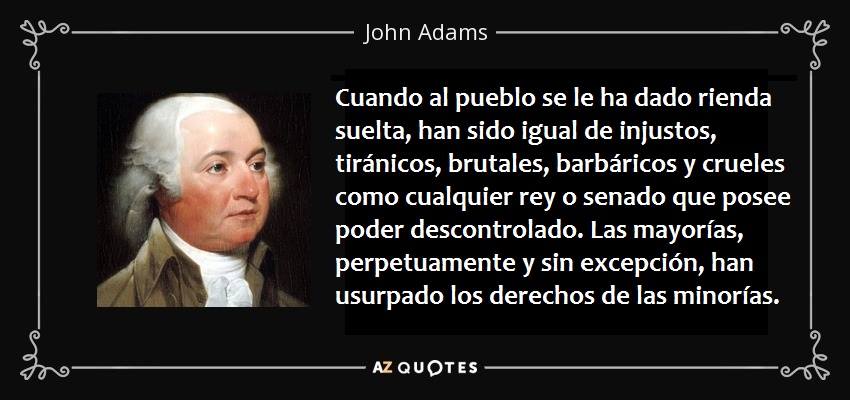 John Adams fue uno de los fundadores de EE. UU., su segundo presidente, autor de la Declaración de Independencia y un renombrado teórico de las ciencias políticas.
