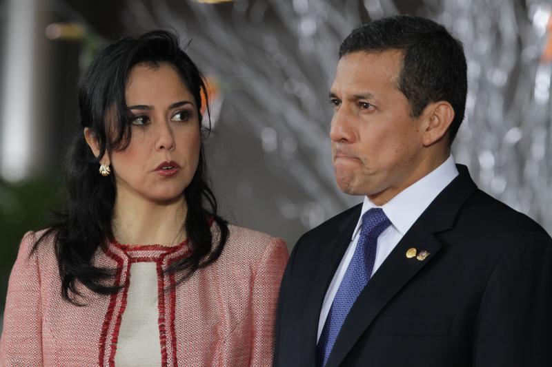 Presidente de la República Ollanta Humala, junto a Nadine Heredia recibe a presidentes y mandatarios del Aspa y Unasur