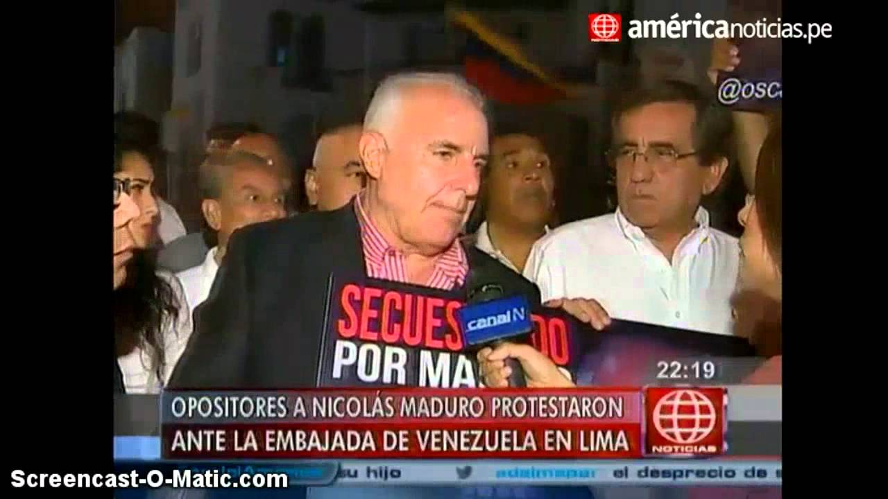 ¡Ah, pero si fuese contra el gobierno de Venezuela! Imagen: América TV