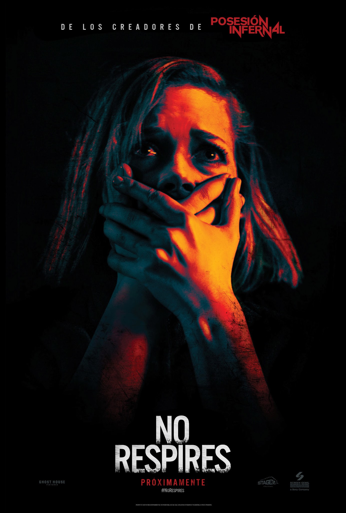 DON'T BREATHE official poster - opening in theaters nationwide August 26, 2016 from Screen Gems. (PRNewsFoto/Sony Pictures Entertainment)