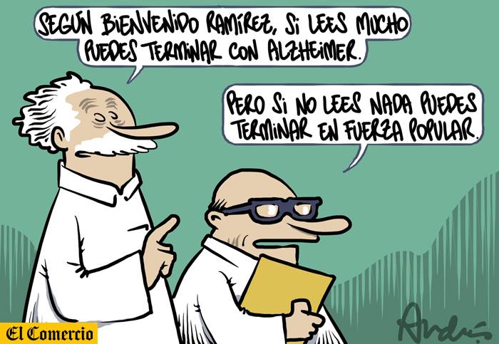 Danger. Caricatura de Andrés Edery para El Comercio