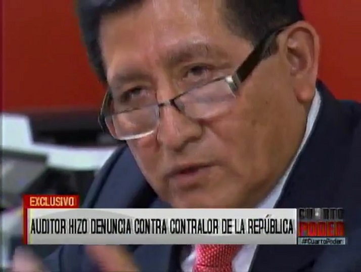 Walter Grados, el auditor. Imagen: Captura web América Tv