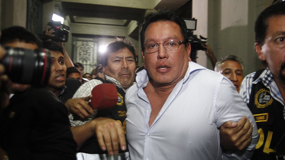 Félix Moreno, encarcelado gobernador regional del Callao, recibió un soborno y tomó parte del soborno de su socio. Nada era suficienta para él. Foto: La República