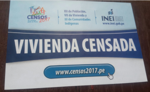 Esta foto es del censo en Cajamarca. Imagen: @alanele