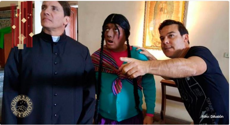 Dos hombres blancos de clase media alta haciendo una película para burlarse de las mujeres más vulnerables de nuestro territorio: las indígenas. Imagen: Difusión