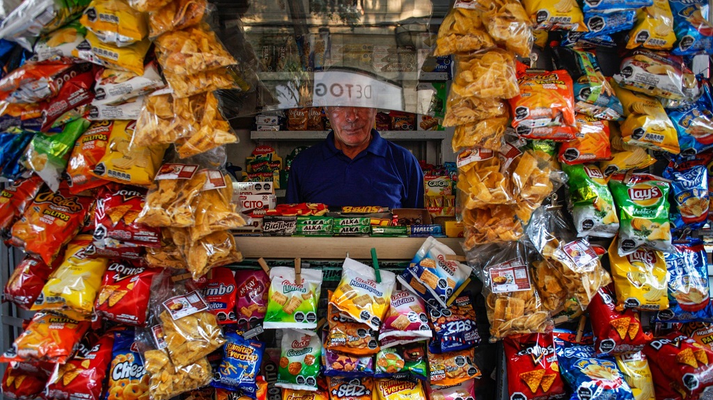 En Chile, tres cuartos de la población tiene sobrepeso. Nosotros estamos lejos (todavía). Foto: The New York Times (Victor Ruiz Caballero)
