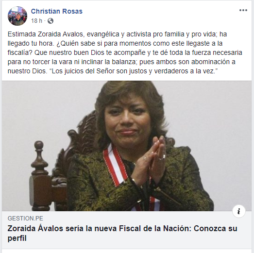 Christian Rosas es el hijo del pastor y también congresista Julio Rosas. Foto: Captura / Facebook