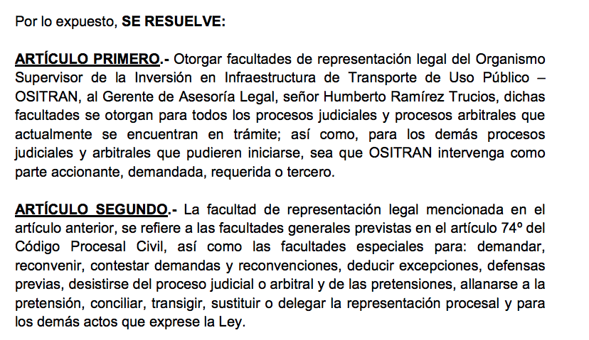 Procesos arbitrales, ¿recuerdan a los árbitros de Odebrecht? Ya, eso. Imagen: captura Ositrán