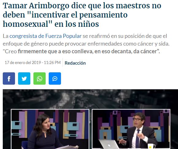 Al menos ya tiene un punto en común con Antauro: la homofobia.