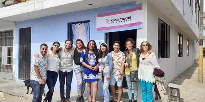 La Casa Trans de Lima Este se inauguró el año pasado, justo a tiempo para ayudar a la comunidad transgénero en tiempos de pandemia. Imagen: Presentes