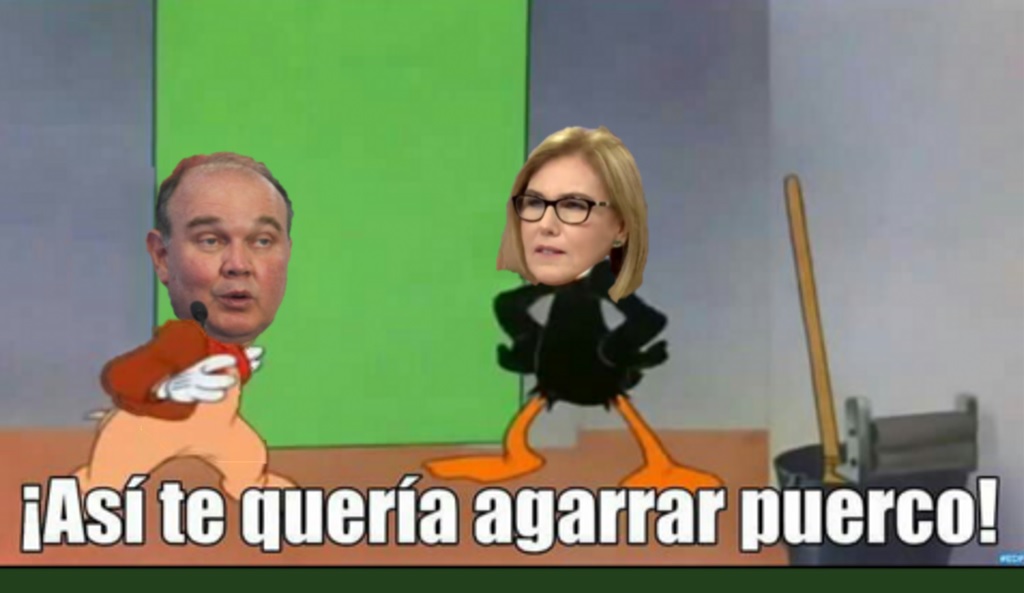 Reciclaremos este meme para todos los que desenmascaran las mentiras de López Aliaga, que son casi todos. Intervención: Útero.Pe